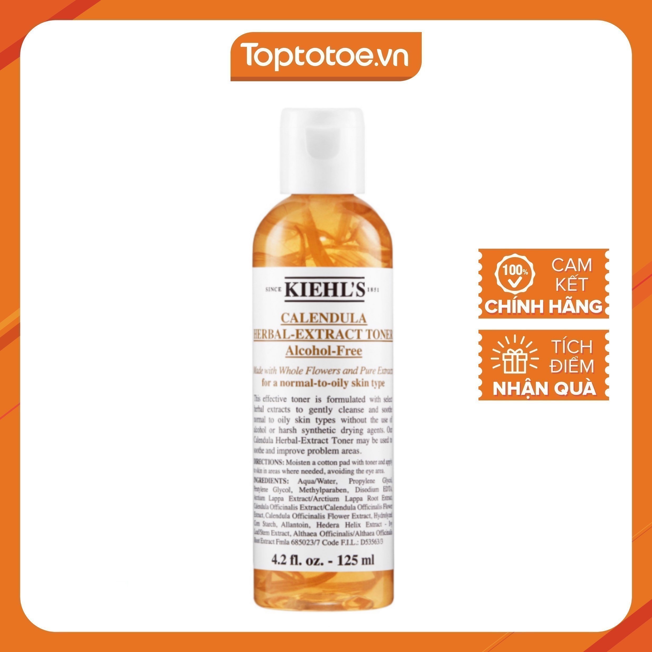 TONER HOA CÚC KIEHL'S Calendula Herbal Extract Toner