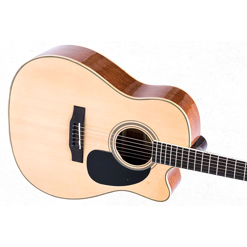 Đàn Guitar Acoustic DJ260X có EQ MET B12 gỗ hồng đào full solid cho âm thanh vang sáng có kết nối loa Duy Guitar