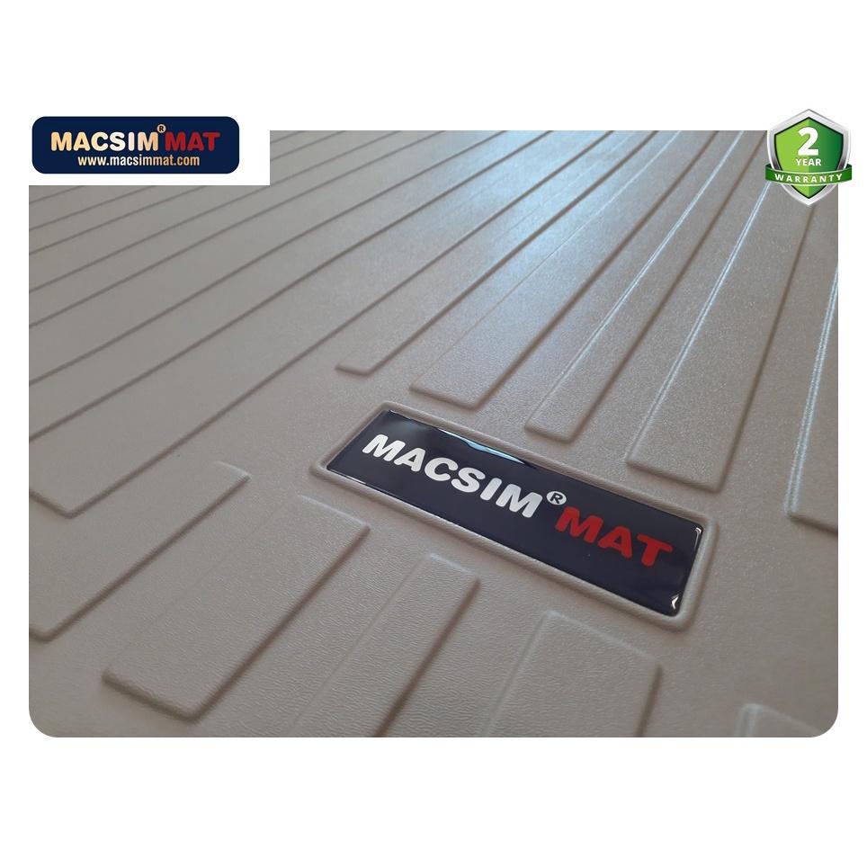 Thảm lót cốp xe ô tô Honda Civic 2016-2017 nhãn hiệu Macsim chất liệu TPV cao cấp màu đen