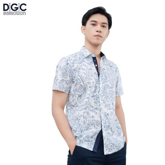 Áo sơ mi Nam ngắn tay Slim Fit DGC - SASNCB09M-S