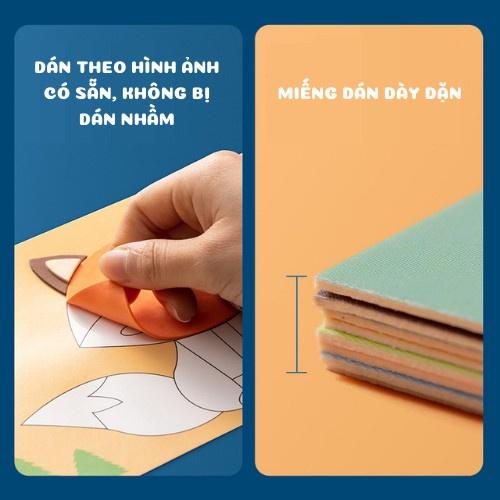 Đồ chơi giáo dục - Tranh ghép hình 3D, tăng tính sang tạo cho bé, An toàn sức khoẻ