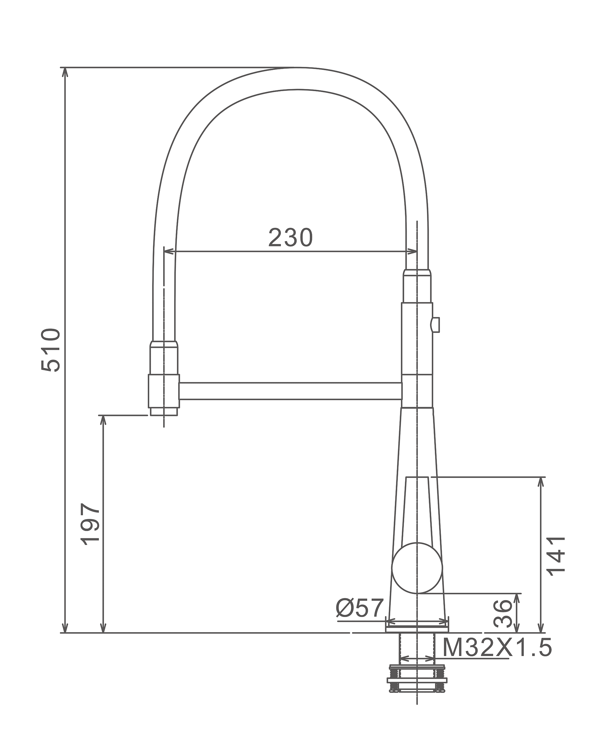 VÒI BẾP NGA CAO CẤP GAPPO G4398-15