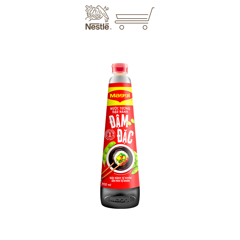 [Tặng bộ 3 thố thủy tinh Maggi] Combo Maggi hoàn chỉnh 1: 1 dầu hào chai 820g + 1 nước tương đậu nành đậm đặc 700ml + 1 hạt nêm nấm hương 450g + 1 nước mắm hảo hạng 490ml