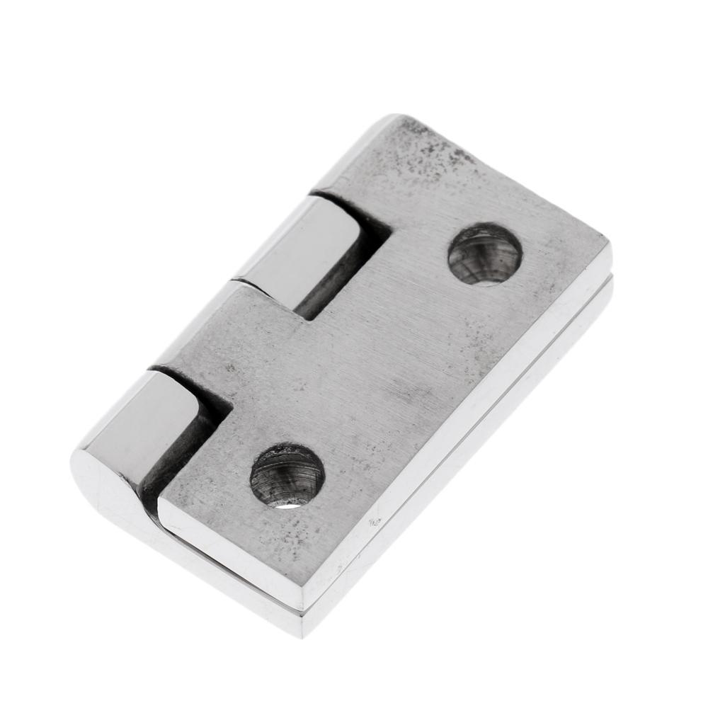 Folding High Polished Solid Cast Stainless Steel Butt Hinge Drawer Door Cabinet Cupboard Hardware 38mm/50mm