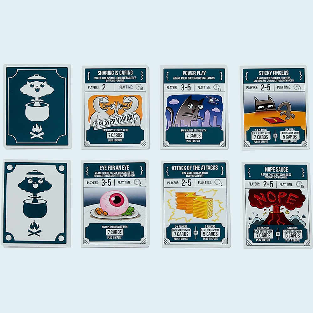 Mèo Nổ Exploding Kittens Board Game Phiên Bản Recipes For Disaster Bộ Thẻ Trò Chơi Giải Trí Chuyên Dụng