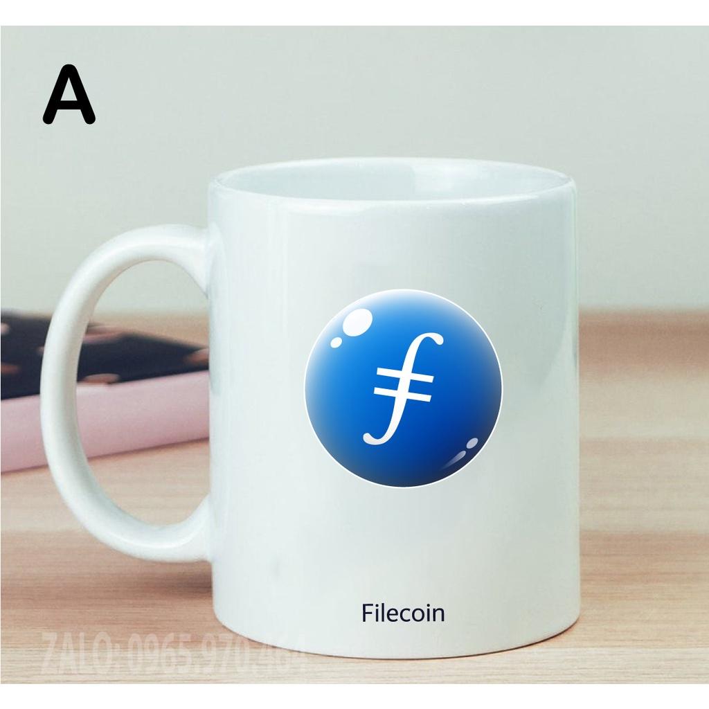 Ly Sứ Có Quai Họa Tiết Đồng Coin FILECOIN - In hình lên ly sứ, cốc theo yêu cầu của bạn - IN HÌNH LỚP, CÔNG TY