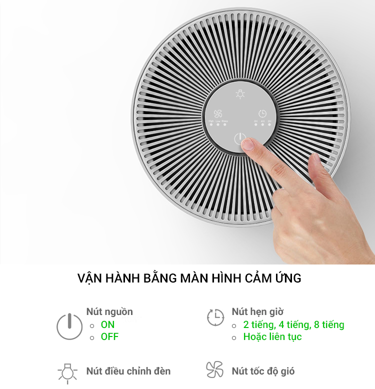 Máy Lọc Không Khí Lock&Lock ENP126WHT - Hàng Chính Hãng