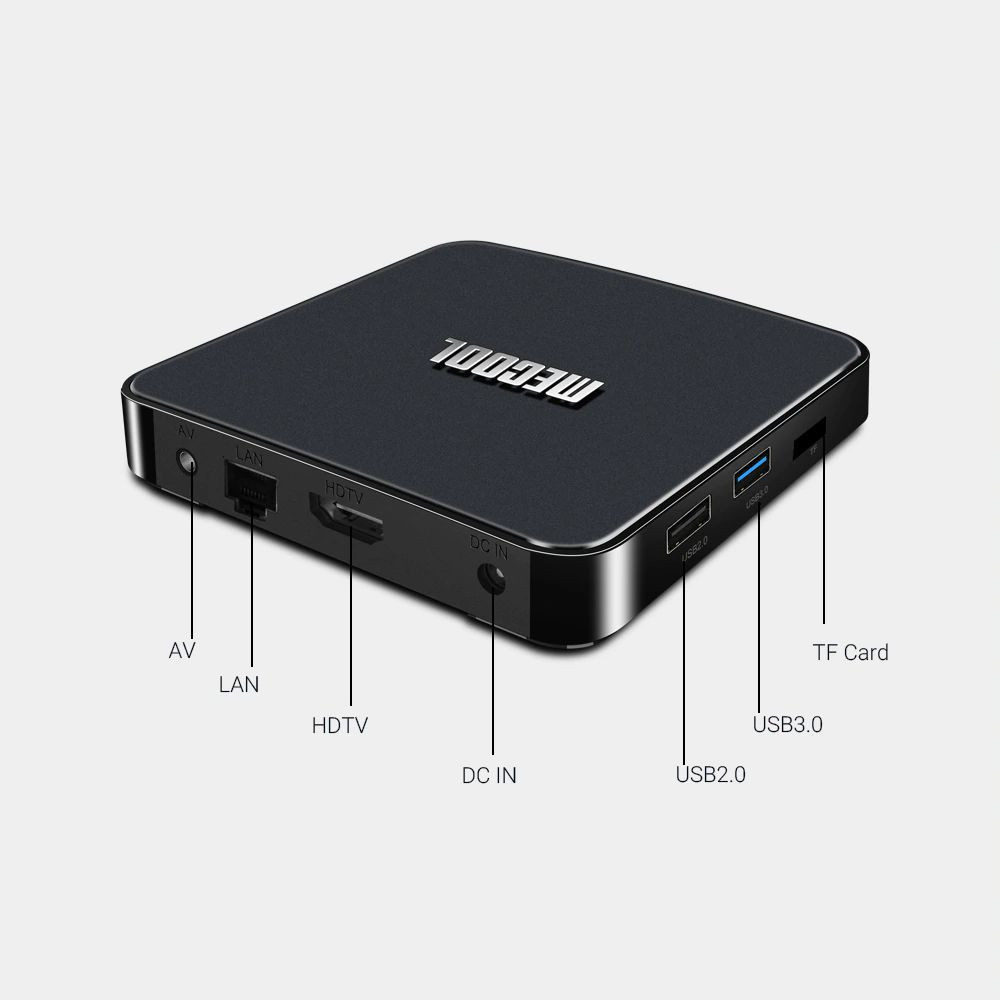 ANDROID TV BOX MECOOL KM1 RAM 4G BẢN QUYỀN GOOGLE, ĐIỀU KHIỂN GIỌNG NÓI KM1 ANDROID TV 9 - Hàng Nhập Khẩu