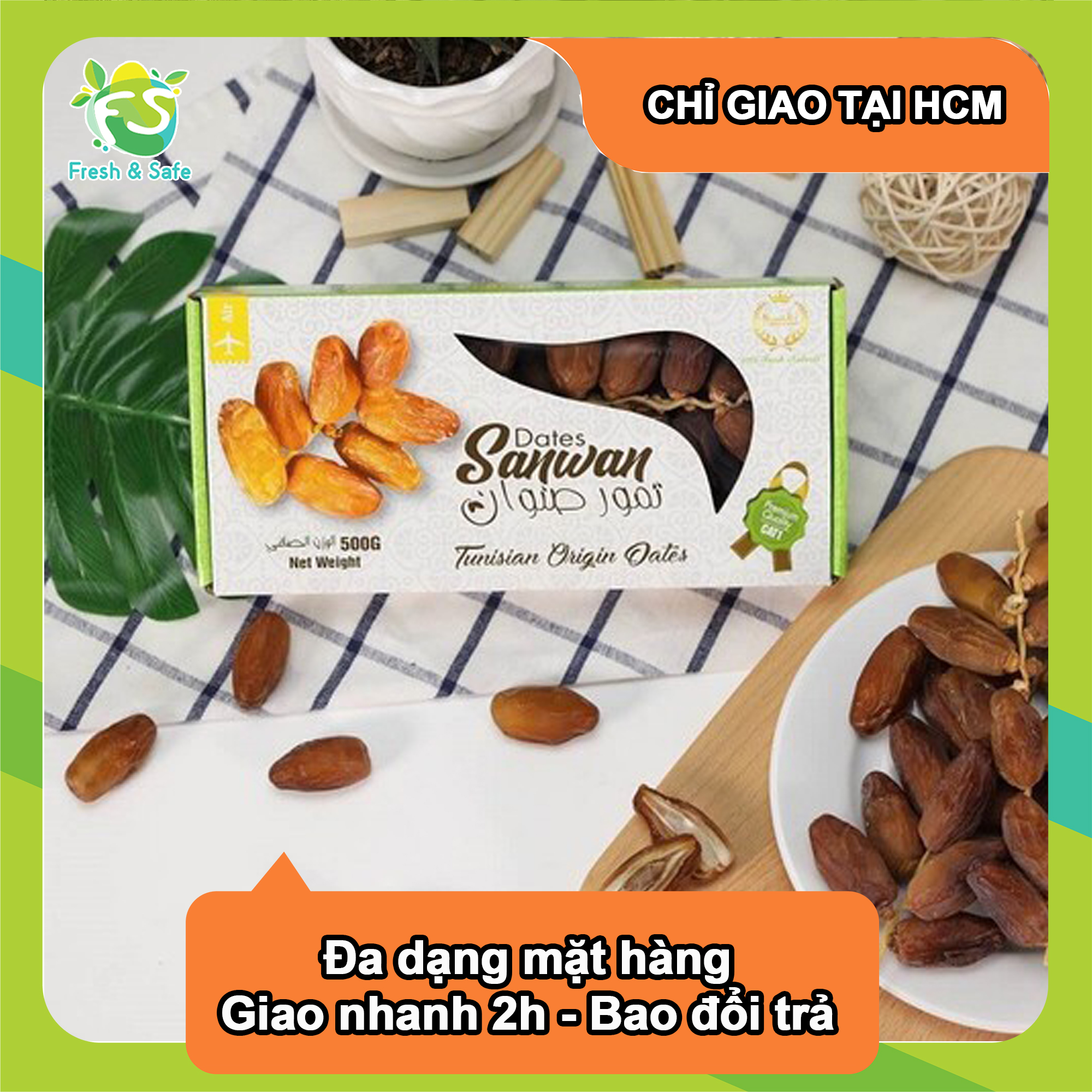 Chà Là Khô - Hộp 500Gr