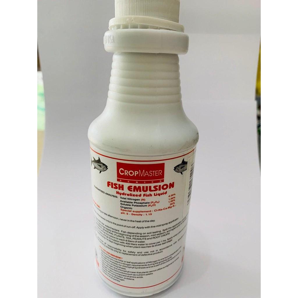 Phân bón hữu cơ ĐẠM CÁ CÔ ĐẶC MỸ FISH EMULSION 250ML