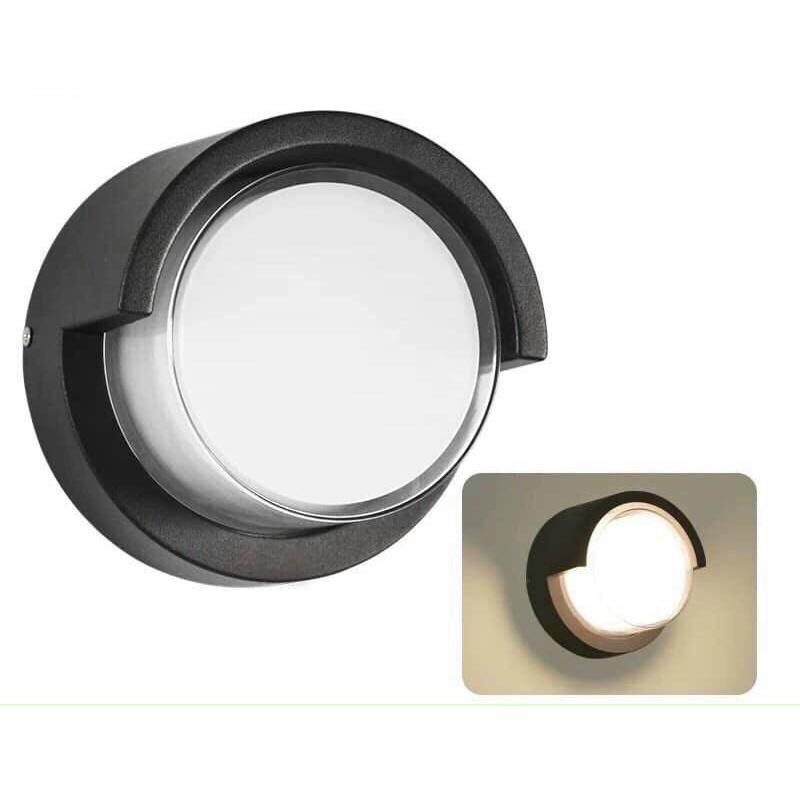 Đèn tường hiện đại nhôm đúc hình khối đèn hắt gắn tường chống nước ngoài trời