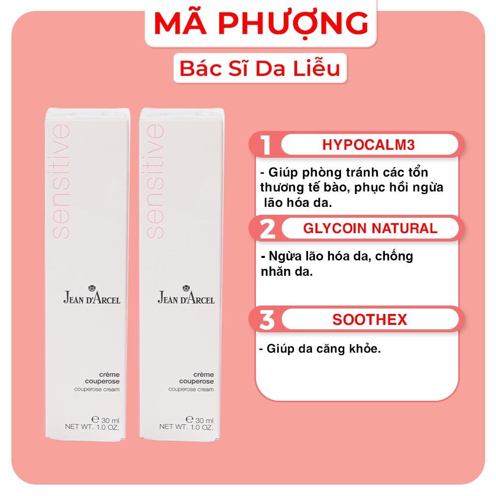 Kem dưỡng cho da nhạy cảm, giảm đỏ, giãn tĩnh mạch Jean D’Arcel Couperose Cream J118