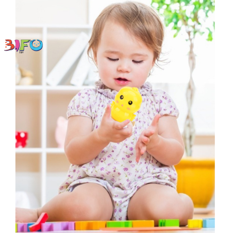 Đồ chơi lật đật mắt cười có âm thanh vui nhộn cho bé phát triển đầu đời phù hợp với bé từ 3 tháng