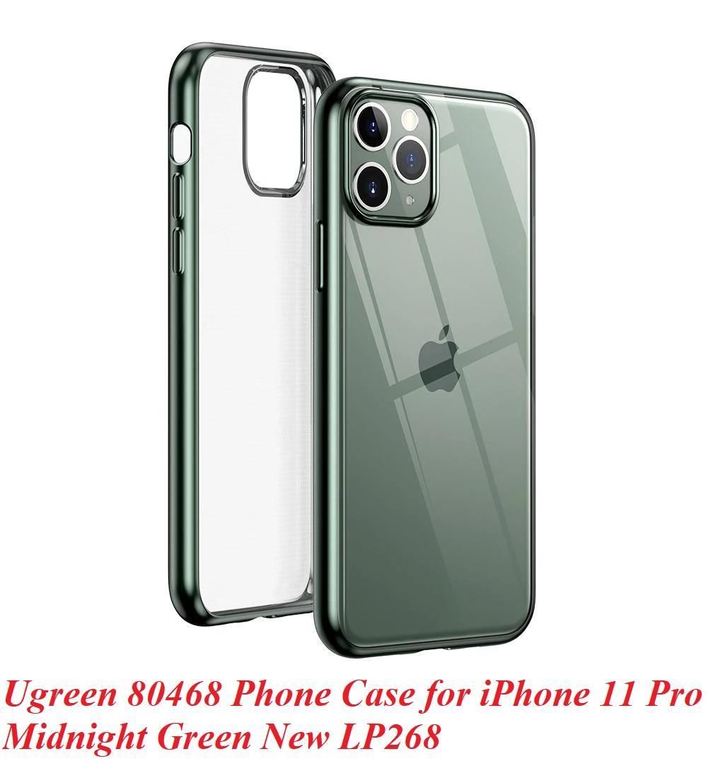 Ugreen UG80468LP268TK iPhone 11 Pro ốp lưng trong suốt viền xanh chống va đập - HÀNG CHÍNH HÃNG