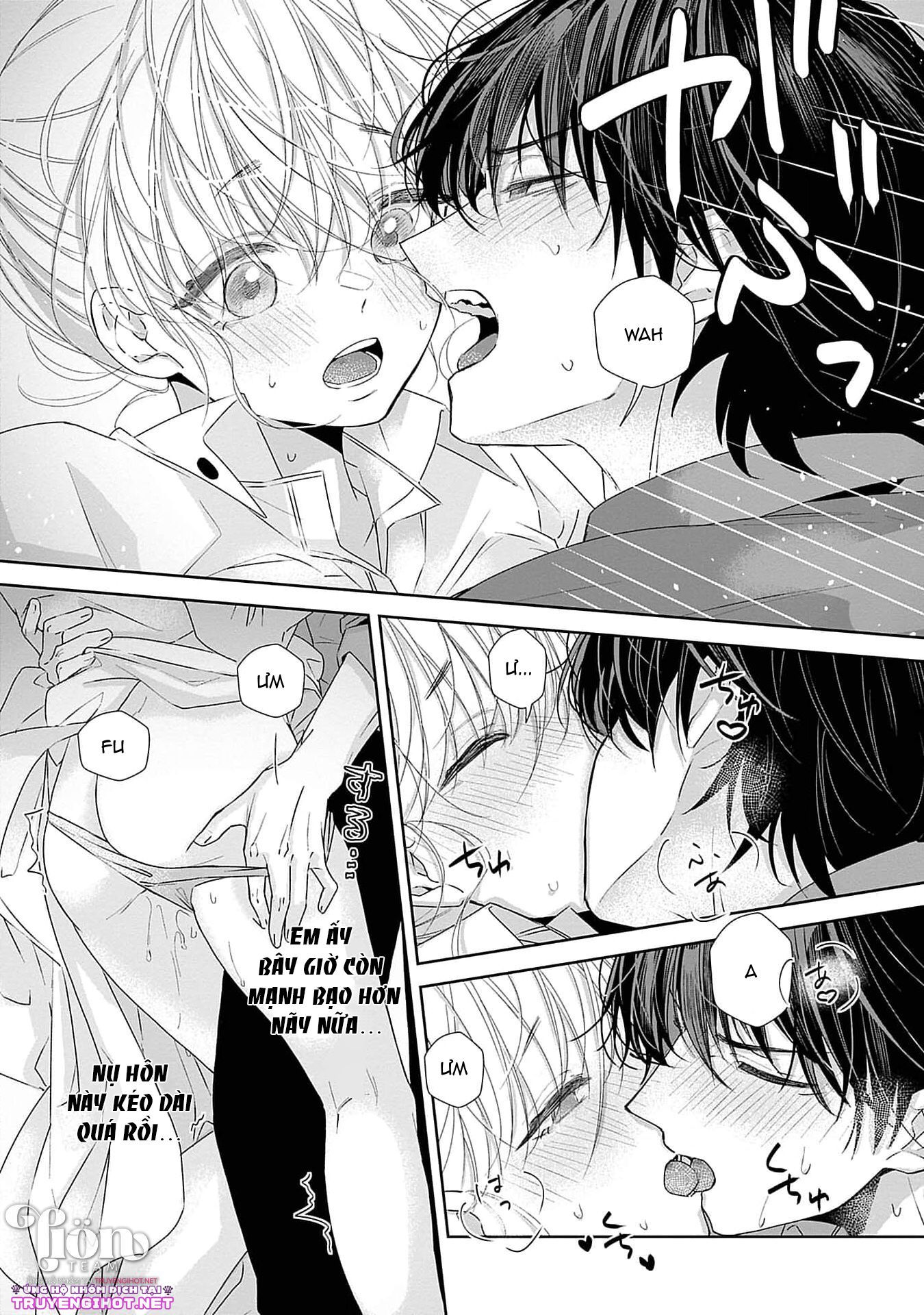 [18+] bị em trai nhà bên dụ dỗ rồi!!! chapter 9.1 5