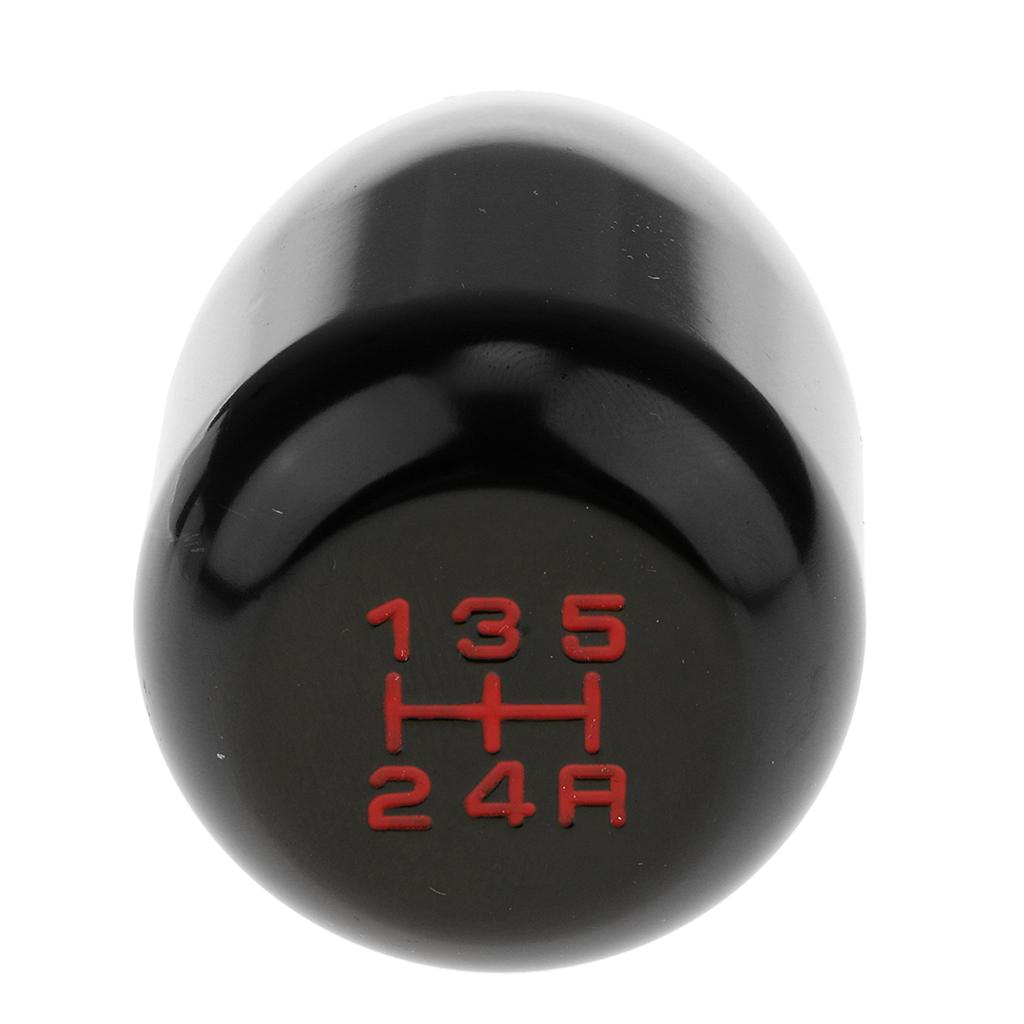 5 Speed Universal Car Gear Knob Manual Transmission Shifter Black