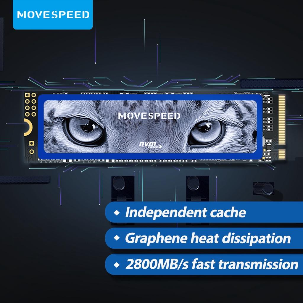 Ổ cứng ssd MOVE SPEED NVMe 256GB PCIe có DRAM Gen3x4 M.2 2280 - Full Box, ổ ứng nvme 256gb - Hàng chính hãng