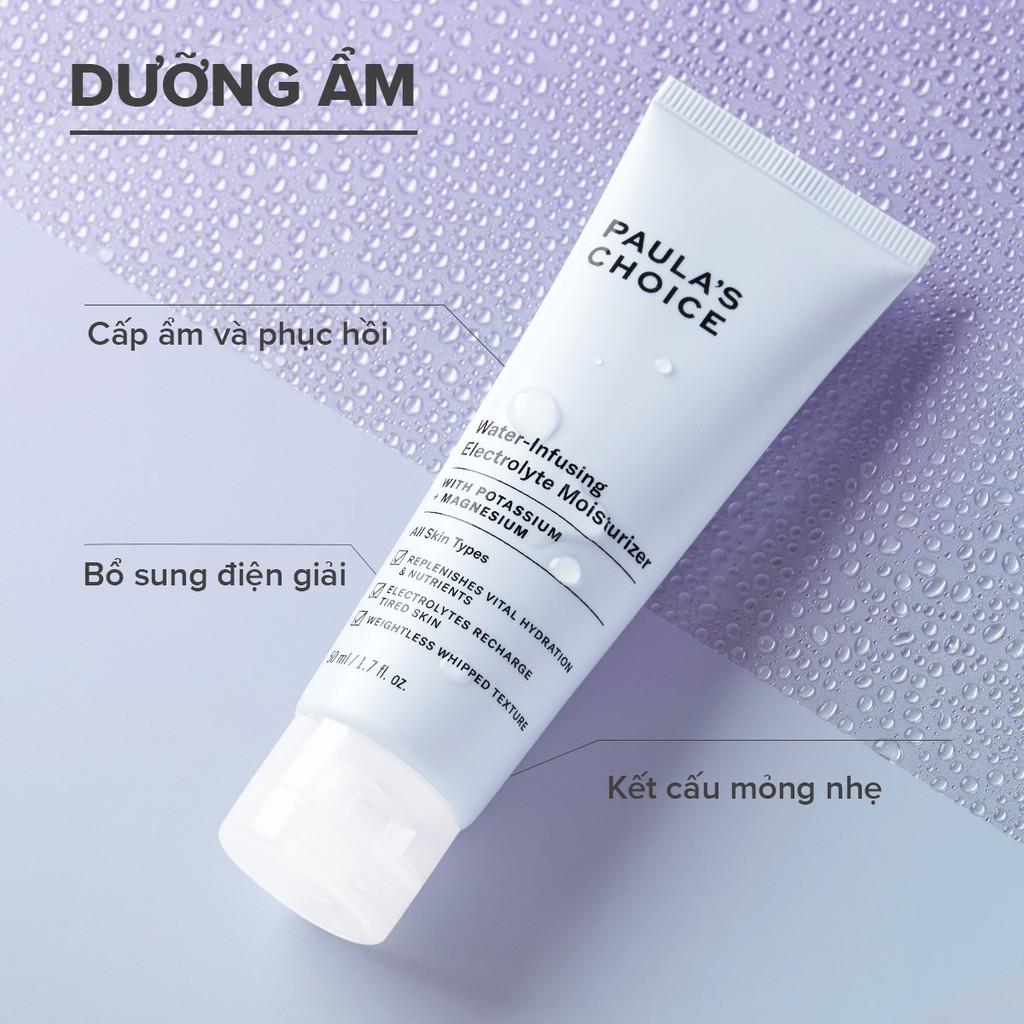 Kem dưỡng ẩm ngậm nước dành cho da mất nước Paula's Choice Water-Infusing Electrolyte Moisturizer