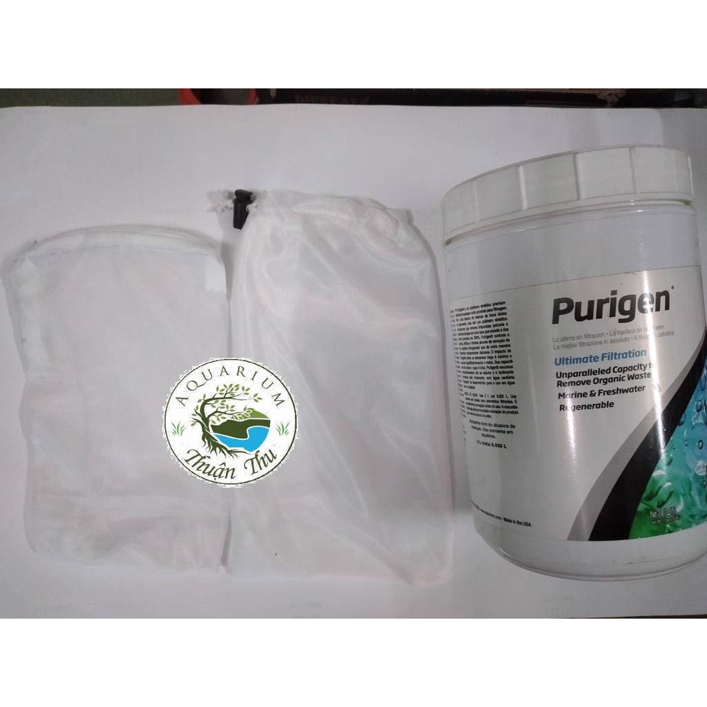 Túi đựng vật liệu lọc Purigen nhiều size dây kéo và dây rút
