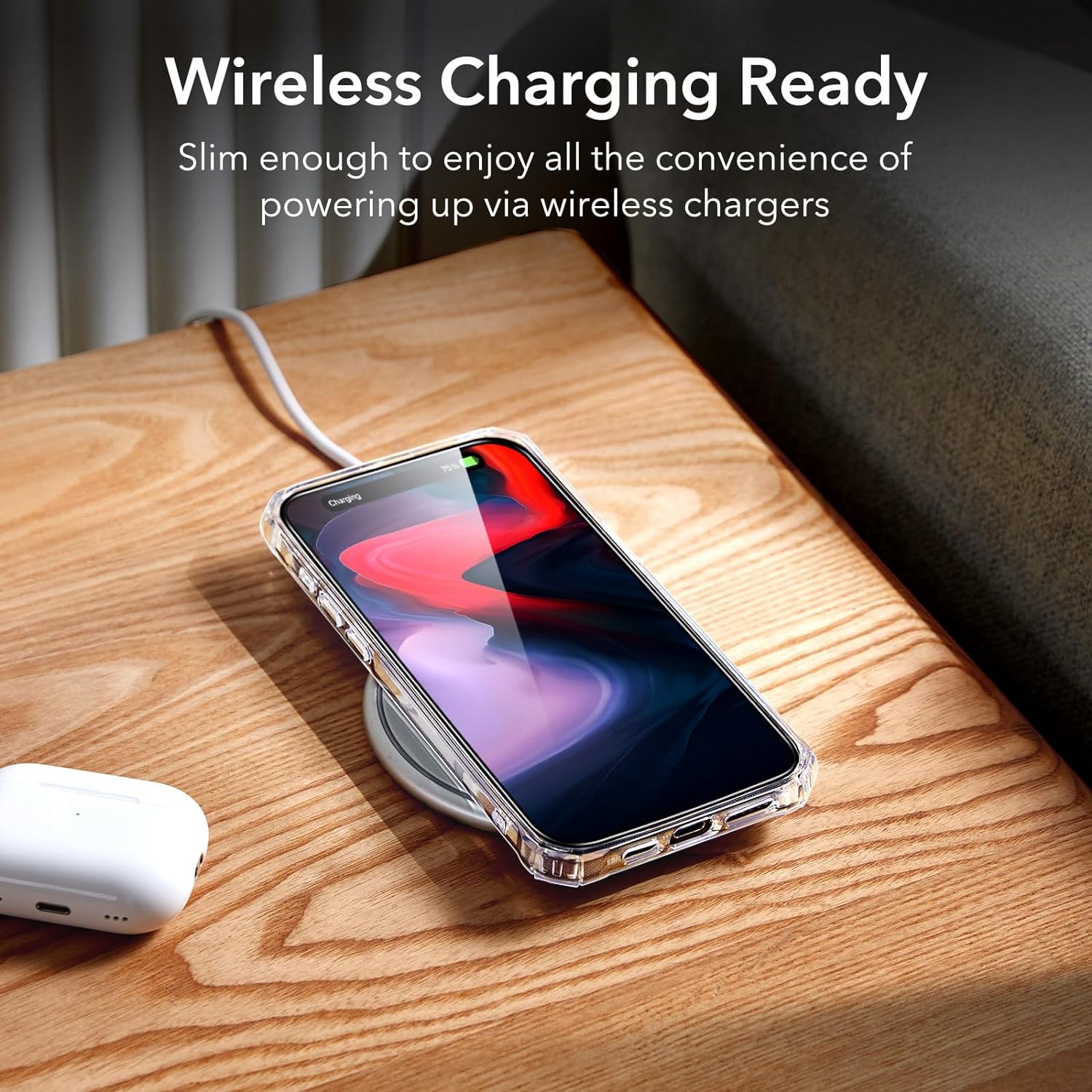 Ốp ESR cho iPhone 15 Pro Max, Bảo vệ cấp quân sự, Góc chống sốc, Mặt sau acrylic chống ố vàng, Ốp lưng cho iPhone 15 Pro Max, ESR Air Armor Trong suốt - Hàng Chính Hãng