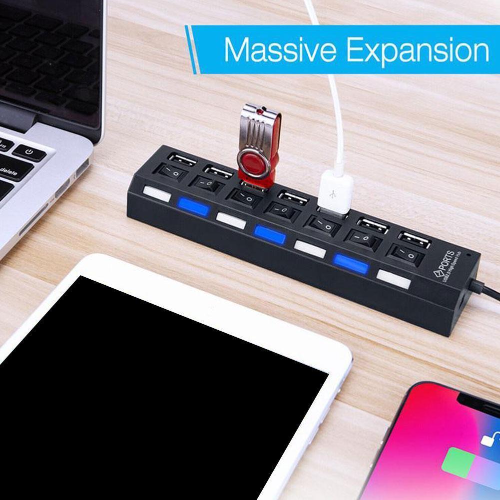 Bộ Hub Chia Nhiều Cổng Usb Tốc Độ Cao Tiện Dụng