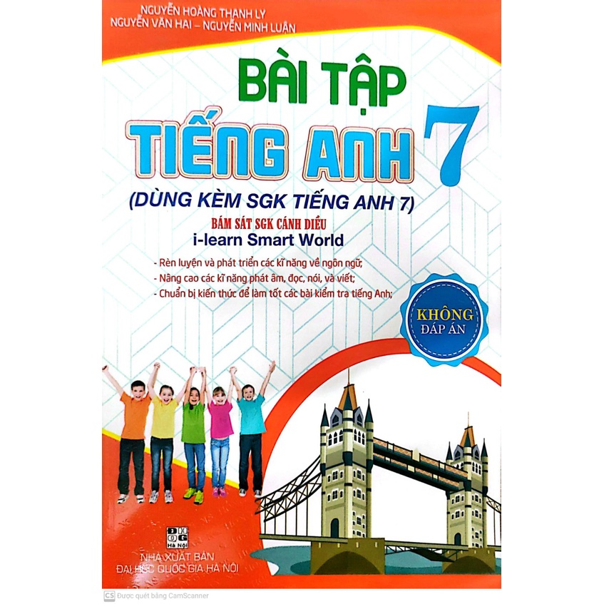 Hình ảnh BÀI TẬP TIẾNG ANH 7 DÙNG KÈM SGK TIẾNG ANH 7 - BÁM SÁT SGK CÁNH DIỀU ( I - LEARN SMART WORLD ) - TẶNG FILE ĐÁP ÁN