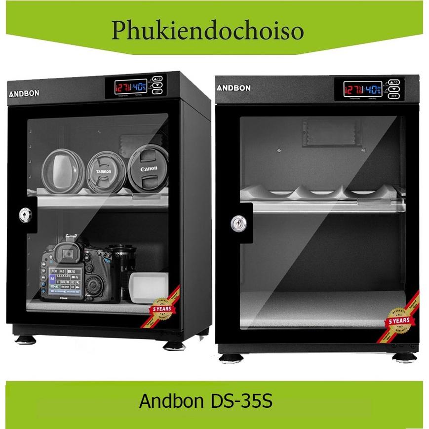 Tủ chống ẩm 35 lít Andbon DS-35S-(New model 2022), Hàng chính hãng