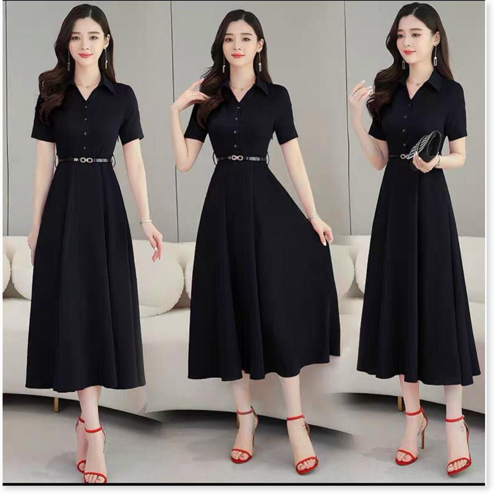 Đầm Cotton lạnh kèm nịt tôn dáng , thanh lịch cho các nàng KME FASHION
