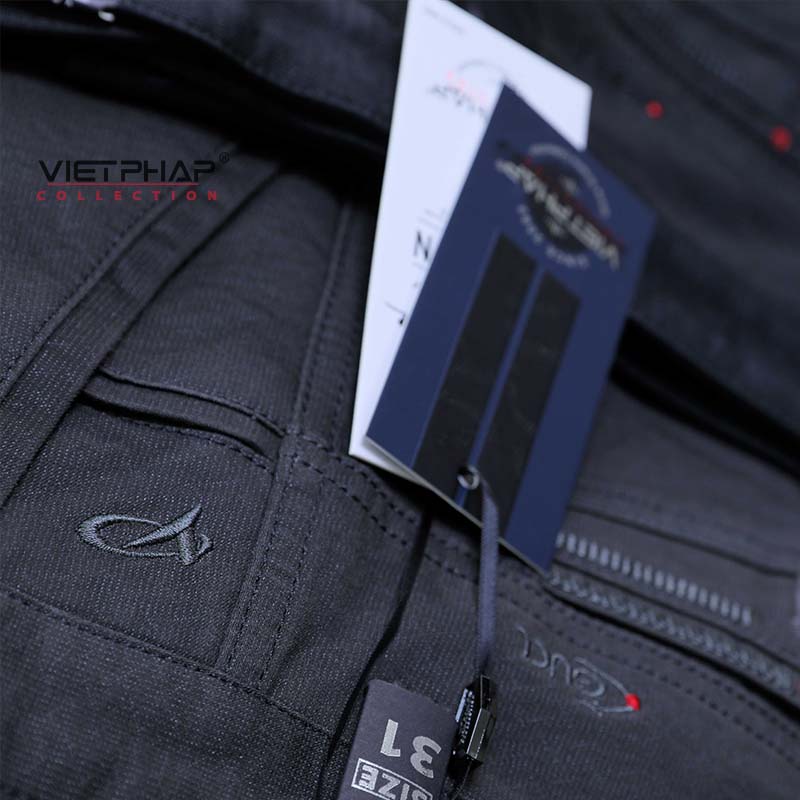 Quần Kaki Nam Không Ly VIỆT PHÁP / Hoạ Tiết Chìm Cao Cấp 9002
