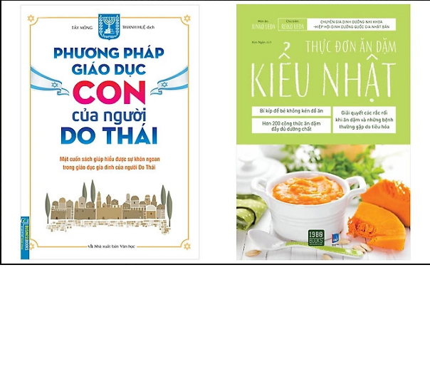 Combo 2Q Nuôi Con: Phương Pháp Giáo Dục Con Của Người Do Thái + Thực Đơn Ăn Dặm Kiểu Nhật. Tặng bút/ sổ tay