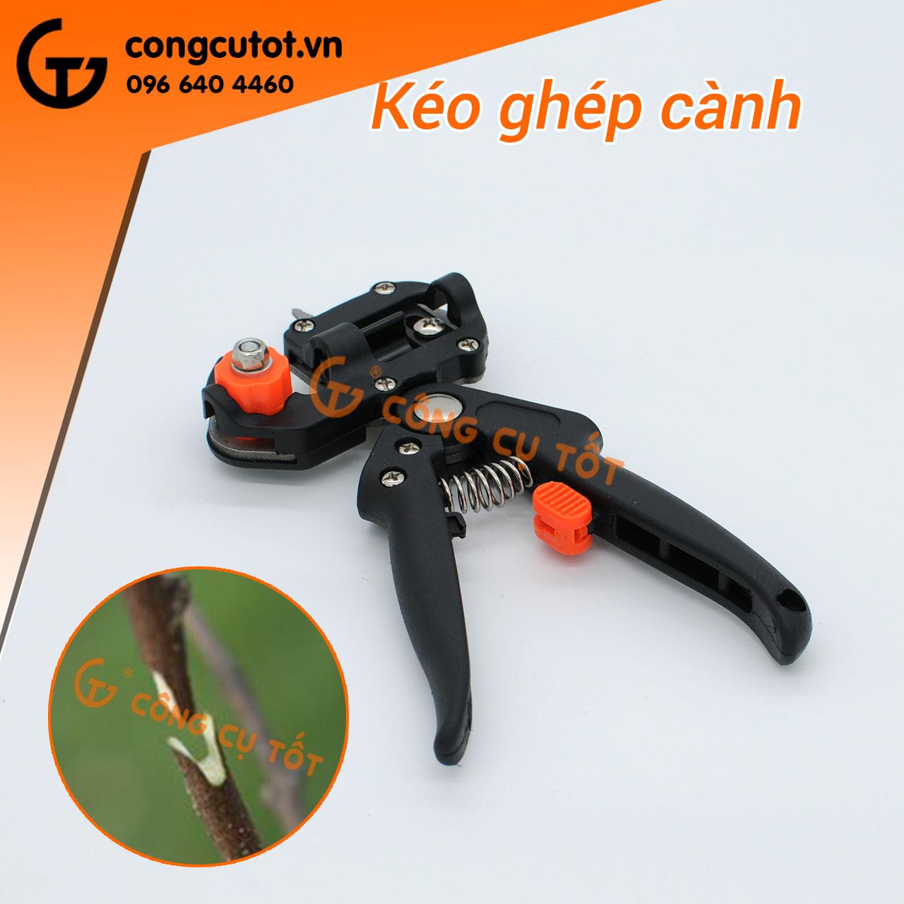 Bộ kéo ghép cành cây chuyên dụng dạng U V Ω Ghép nêm rất khí đường kính thân ghép từ 3 - 13mm