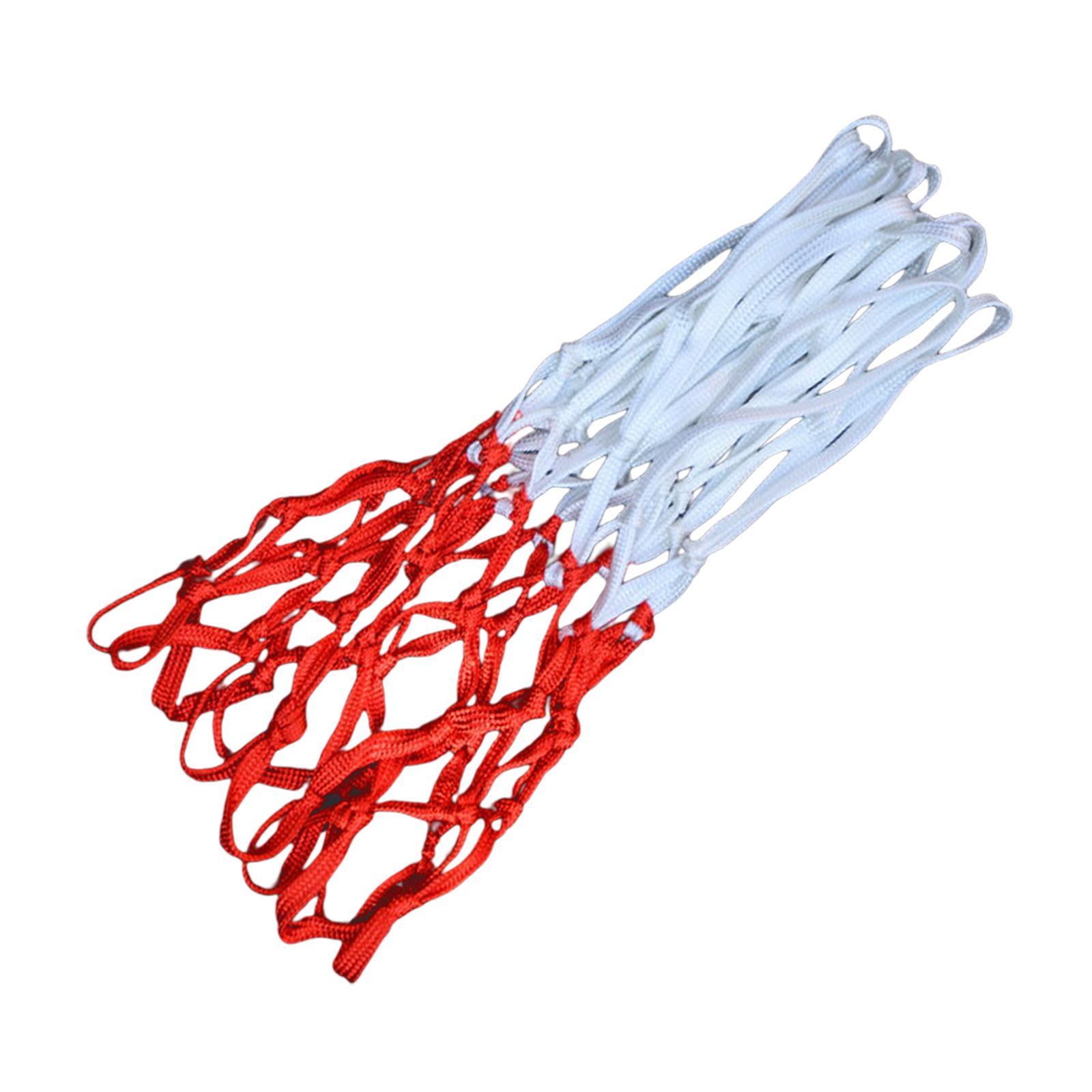 Basketball Nets Sun Protective Rainproof Net Mesh Backboard Components Basketball Rim Nets Replacement Sports Basketball Hoop 12 Loops Rim