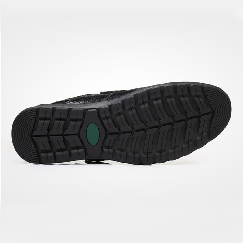 Giầy Da Nam Thoáng Khí Velcro