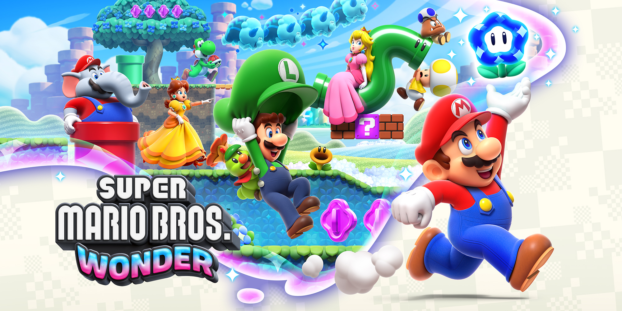 Thẻ game Super Mario Bros.Wonder cho NIntendo Switch hàng nhập khẩu