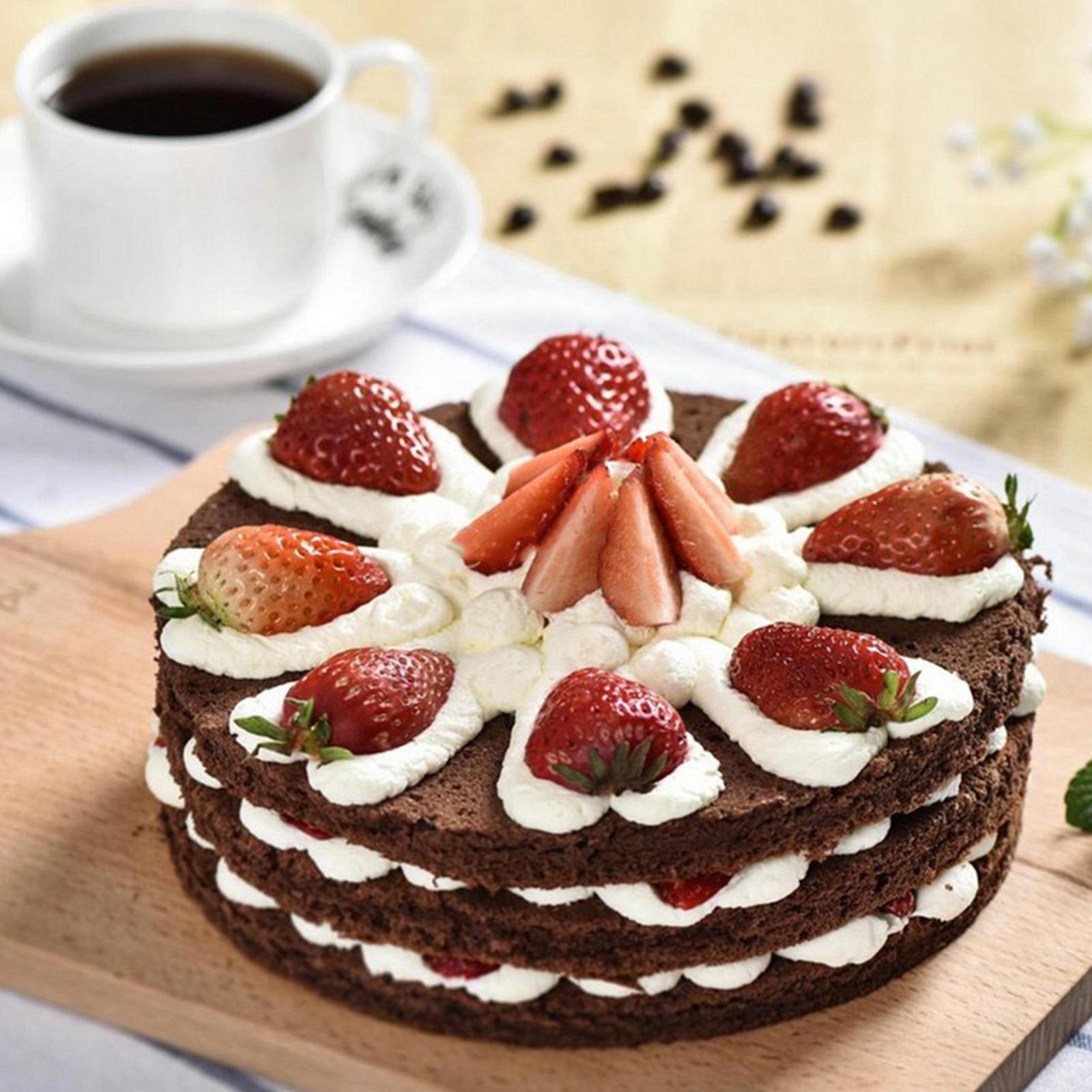 Round Wedding Cake Stand, Dessert Display Stand Glossy Iron Luxury Wedding Dessert Serving Tray for Dessert Cupcake Pastry Candy Display Plate