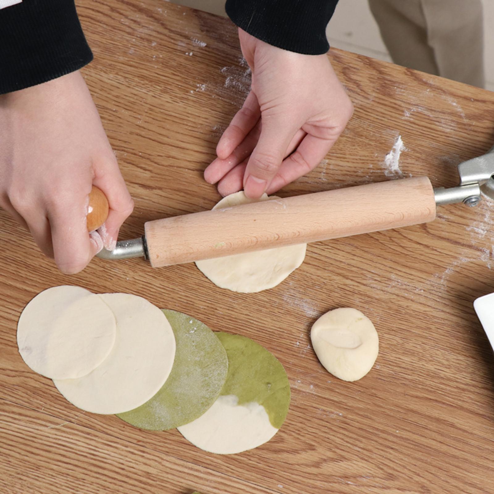 Wooden Rolling Pin Durable with Handles ,Nonstick Professional Baking Roller ,Baking Rolling Pin for Pizza Bread Pastry Pie