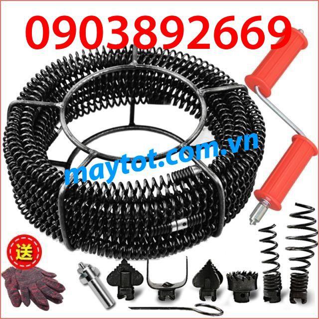 Dây thông cống dùng tay quay - dài 6m, dây phi 16
