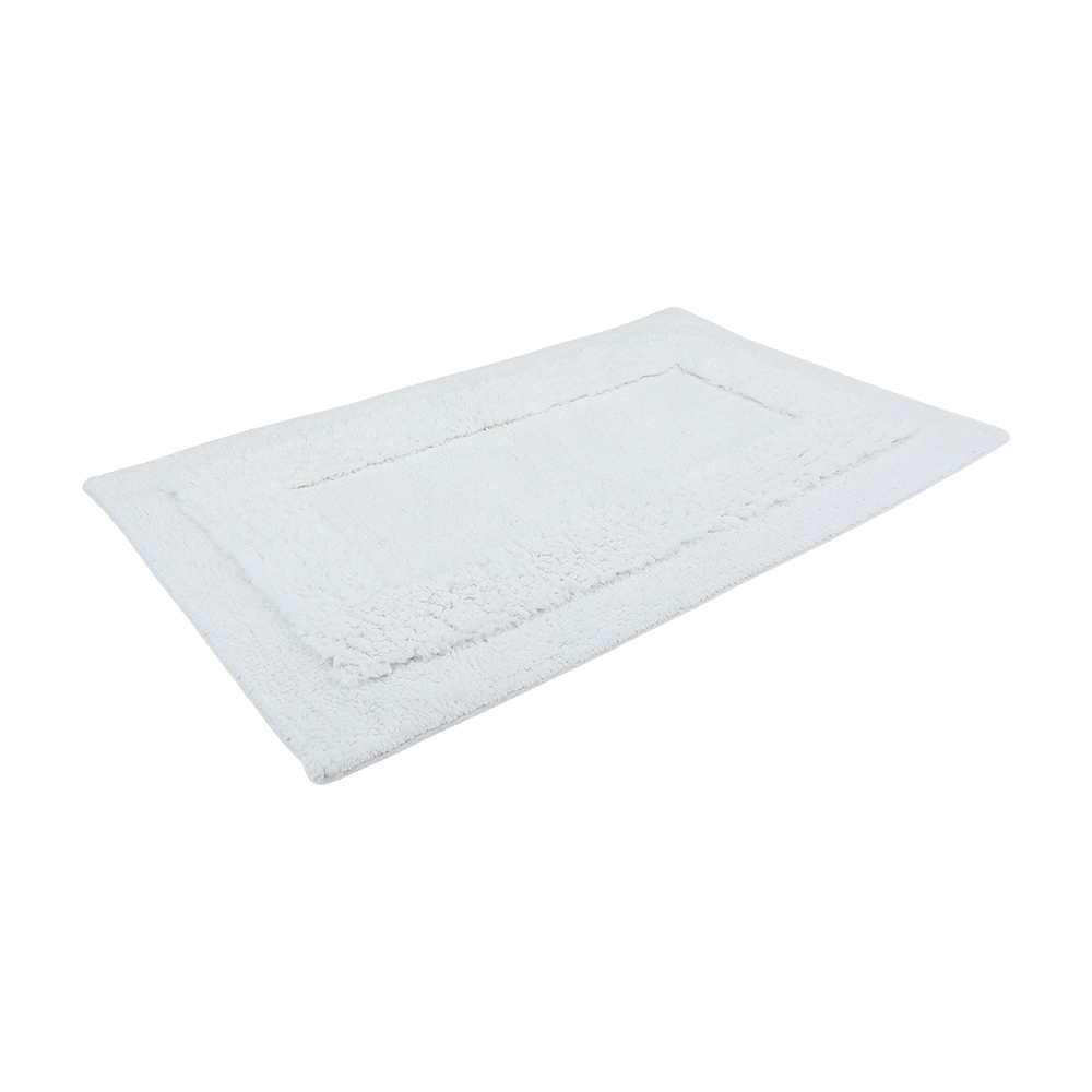 Thảm lau chân ULRIC màu Xám Trắng / Nâu 50x80 cm 100% cotton | Index Living Mall | Nhập khẩu Thái Lan