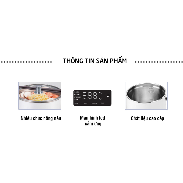 Nồi Điện Đa Năng Lock&Lock EJC141 - Hàng Chính Hãng