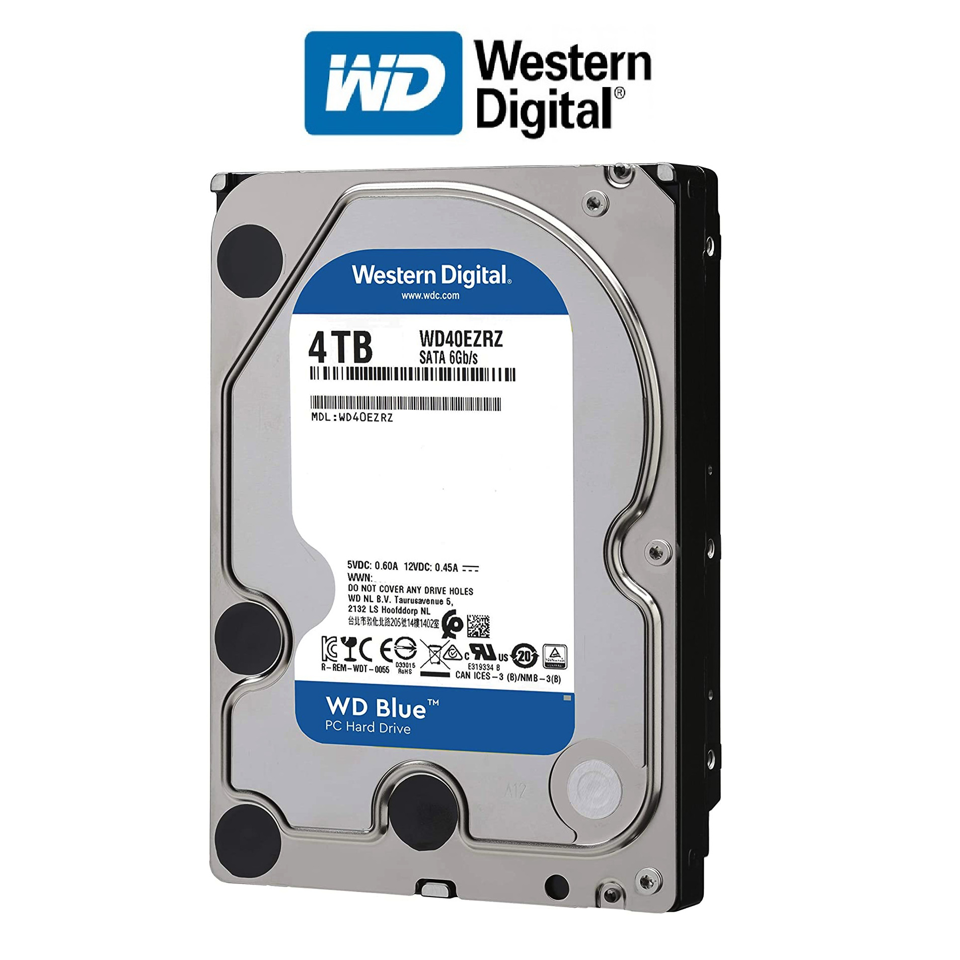 Ổ cứng gắn trong HDD Western Digital BLUE 4TB - Hàng nhập khẩu