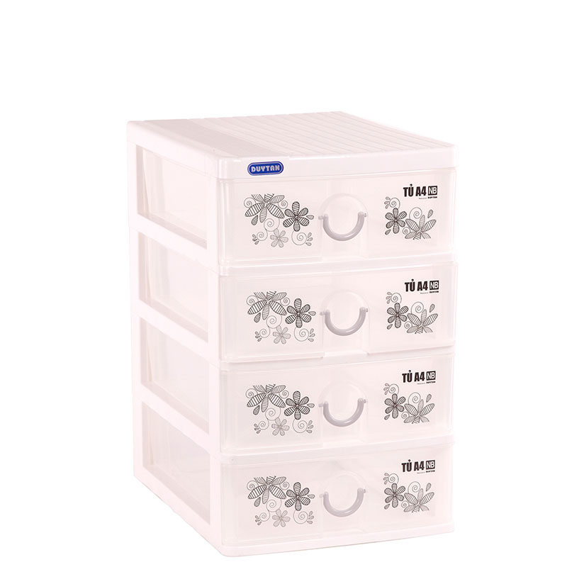 Tủ A4-4 ngăn - nắp bằng Duy Tân No.343/4 màu ngẫu nhiên