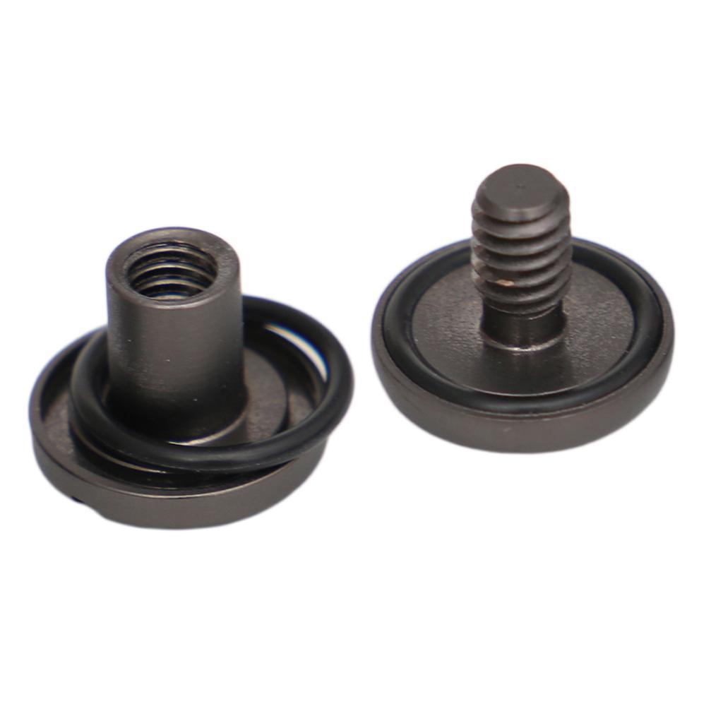 2 Packs Tech Scuba Diving Diver BCD Backplate Book Screw Dive Accessories