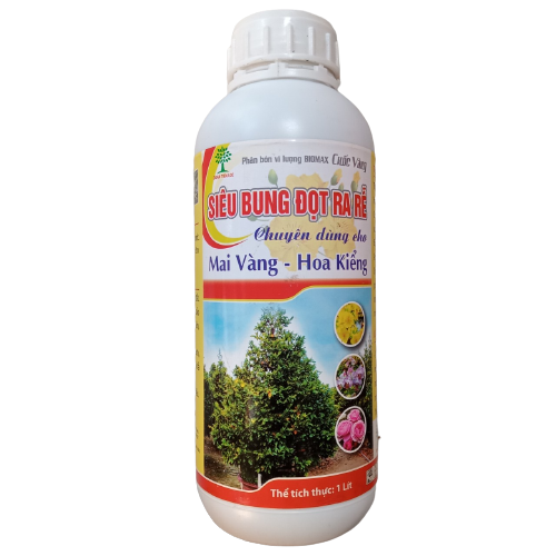 Siêu bung đọt Biomax ra rễ mai vàng (chai 1 lít)