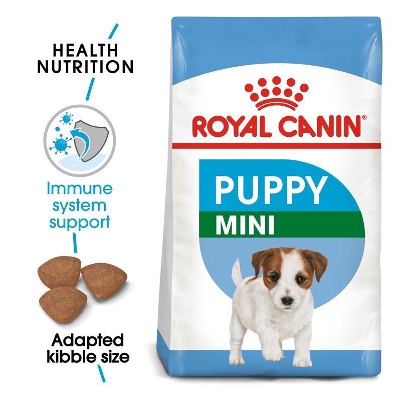 Hạt- Thức ăn ROYAL CANIN MINI PUPPY cho chó con size nhỏ dưới 12 tháng tuổi gói nguyên 800gr