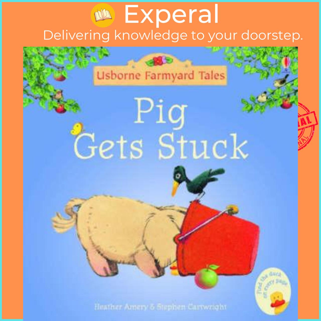 Sách - Pig Gets Stuck Sticker Book by Heather Amery