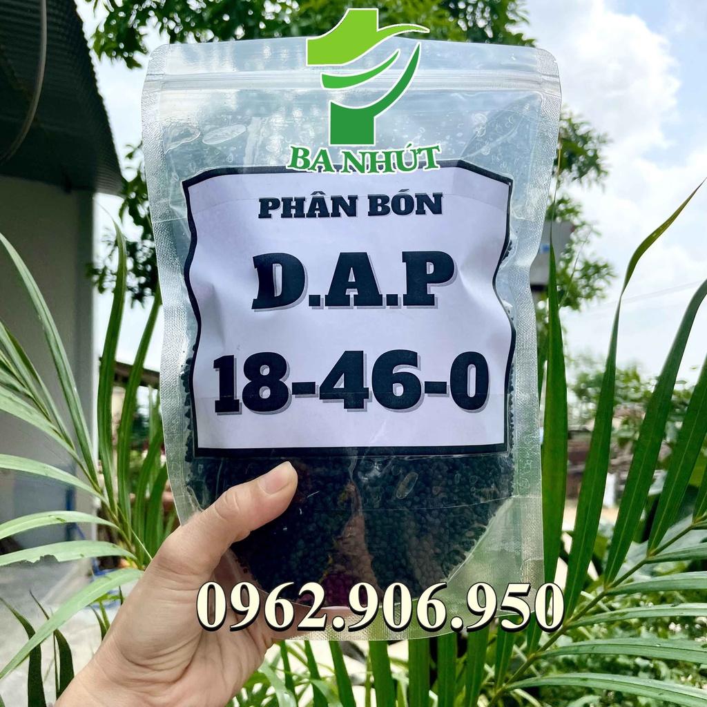 1KG PHÂN BÓN DAP HUỲNH THÀNH – Loại 1, Tan Nhanh, Made in KOREA, 18-46-0 Dạng Hạt Đen Cho Mai