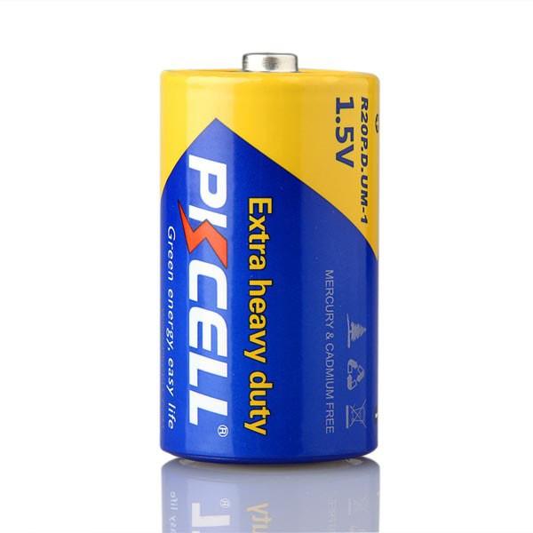 6 Cái PKCELL R20P Pin Siêu Nặng Kích Thước D 1.5V 13A UM1 MN1300 E95 Pin Kẽm Carbon Pin Khô Sơ Cấp Điện Áp Danh Định: 1.5V