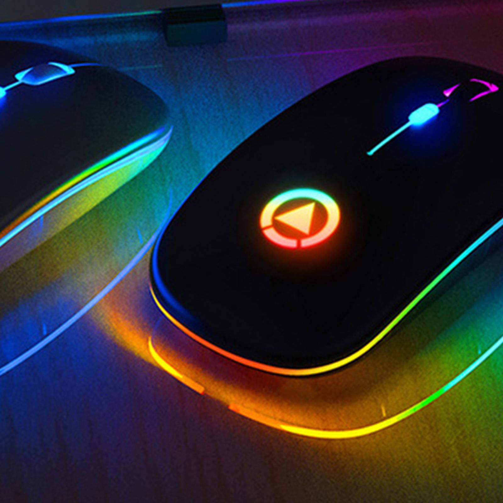 2.4GHz Wireless Mice Silent Mouse Rechargeable Adjustable DPI for Computer Laptop Tablet Desktop Multi Button Cordless