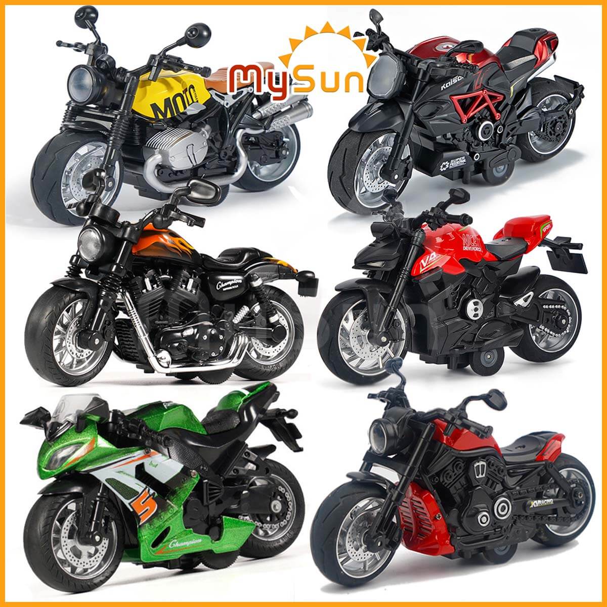 Mô hình xe máy moto mô tô PKL Ducati Kawasaki H2R Harley Davidson đồ chơi 1:12 mini giá rẻ.