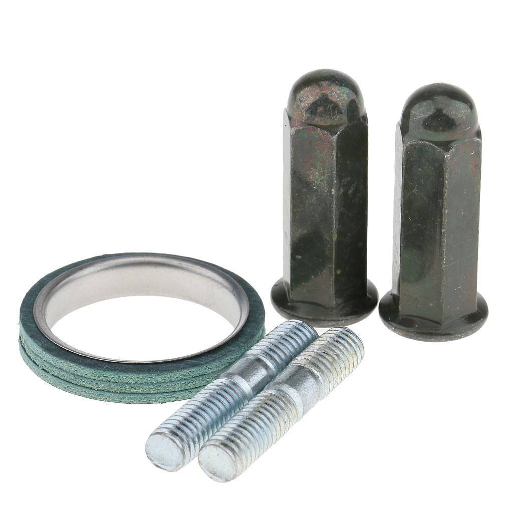 5X 5 Pieces Exhaust Studs Nuts Gasket Kit for GY6 50cc - 150cc QMB139 Scooter